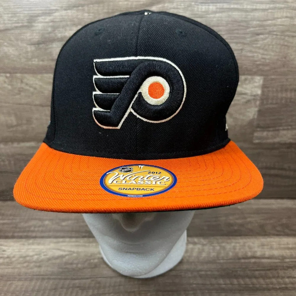 Philadelphia Flyers Reebok NHL Cap Hat Black Adjustable Snapback Winter Classic